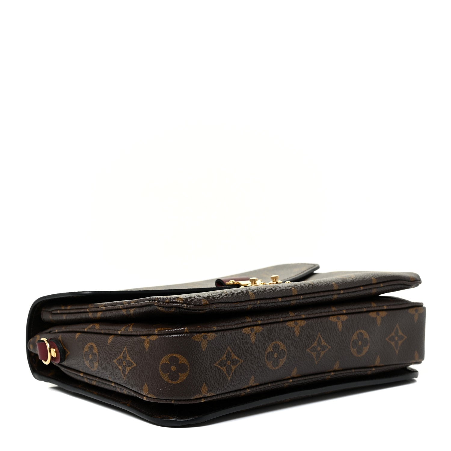 Louis Vuitton Monogram Braided Pochette Metis Safran 4 of 11