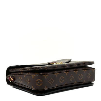 Louis Vuitton Monogram Braided Pochette Metis Safran 4 of 11