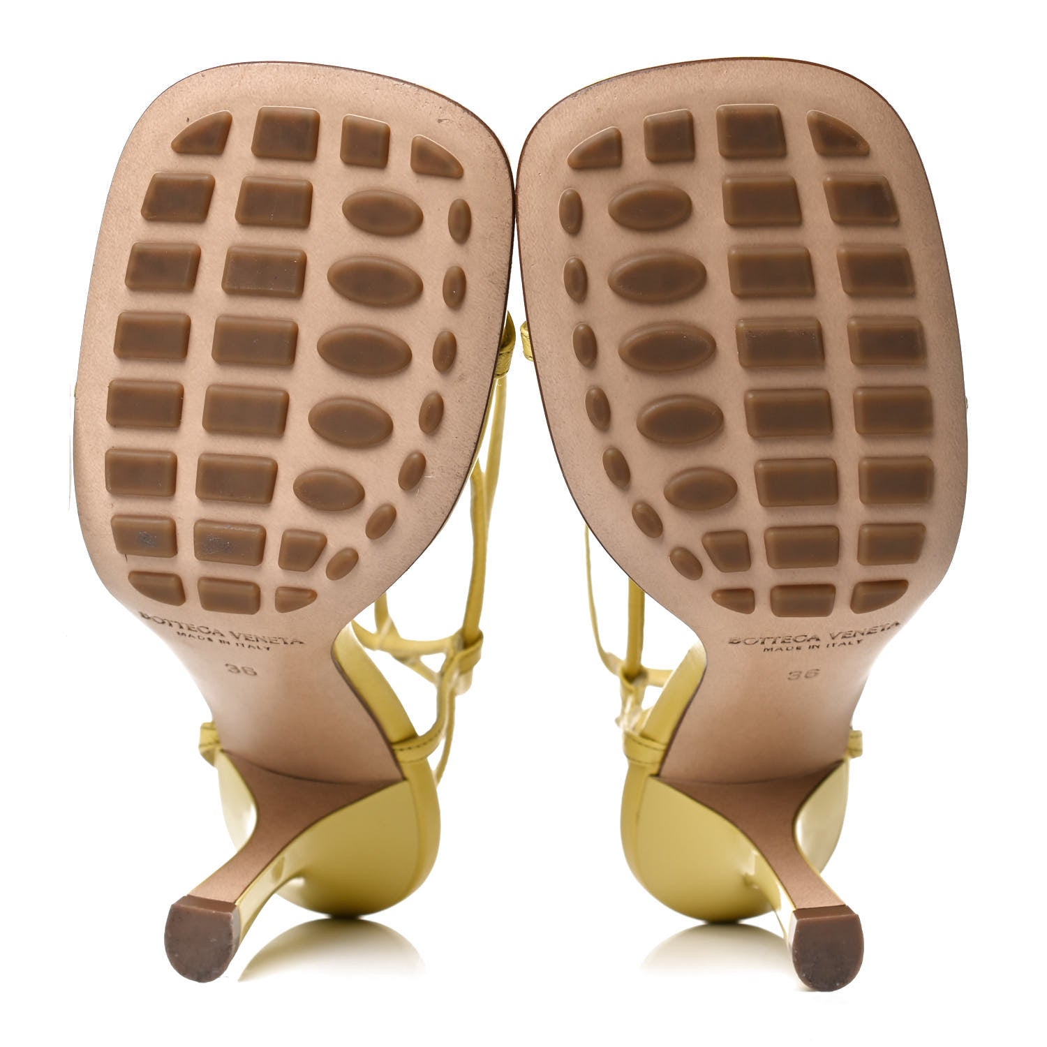 Bottega Veneta Crush Calfskin The Line 90mm Sandals 36 Acid 7 of 11