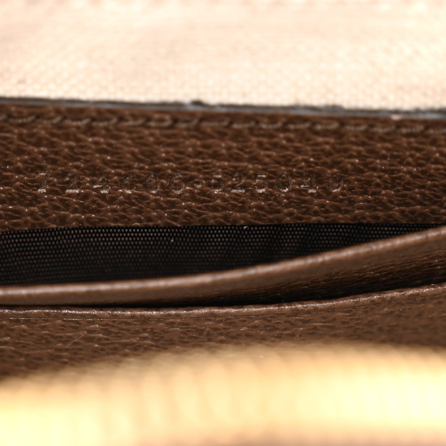 GG Supreme Monogram Textured Dollar Calfskin Web Mini Ophidia Top Handle Bowler Bag Beige Ebony New Acero