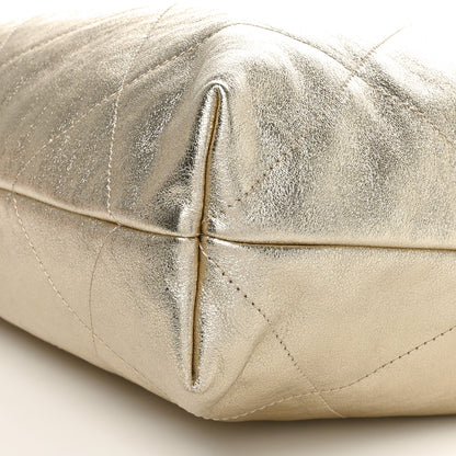 Chanel Metallic Calfskin Quilted Chanel 22 Golden 11 of 11