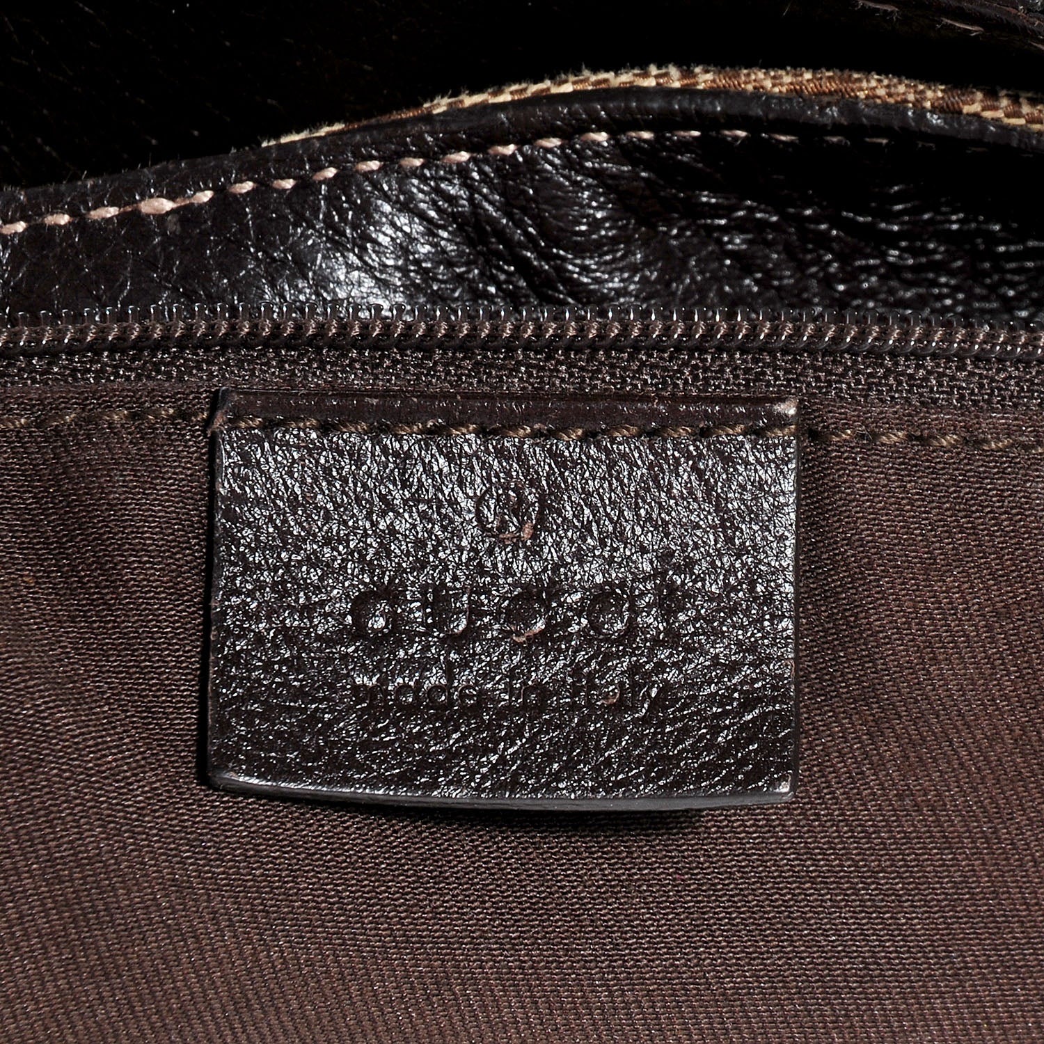 Gucci Monogram New Ladies Web Large Hobo Brown 6 of 7