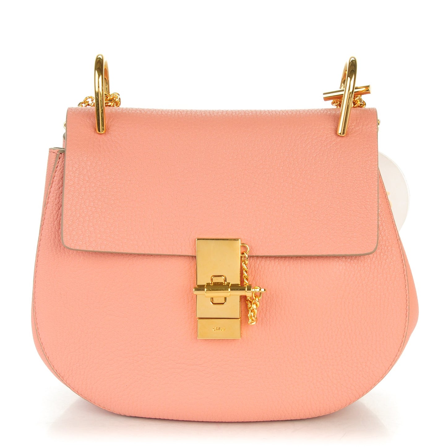 Grained Lambskin Drew Shoulder Bag Misty Rose