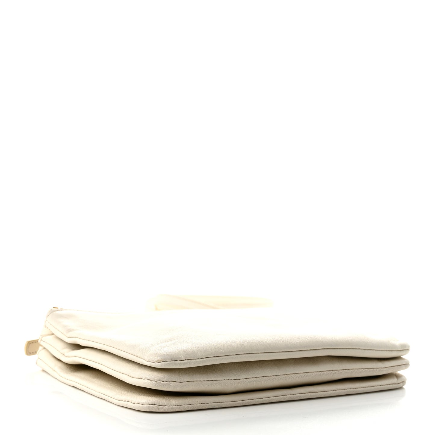 Lambskin Small Trio Crossbody Bag White