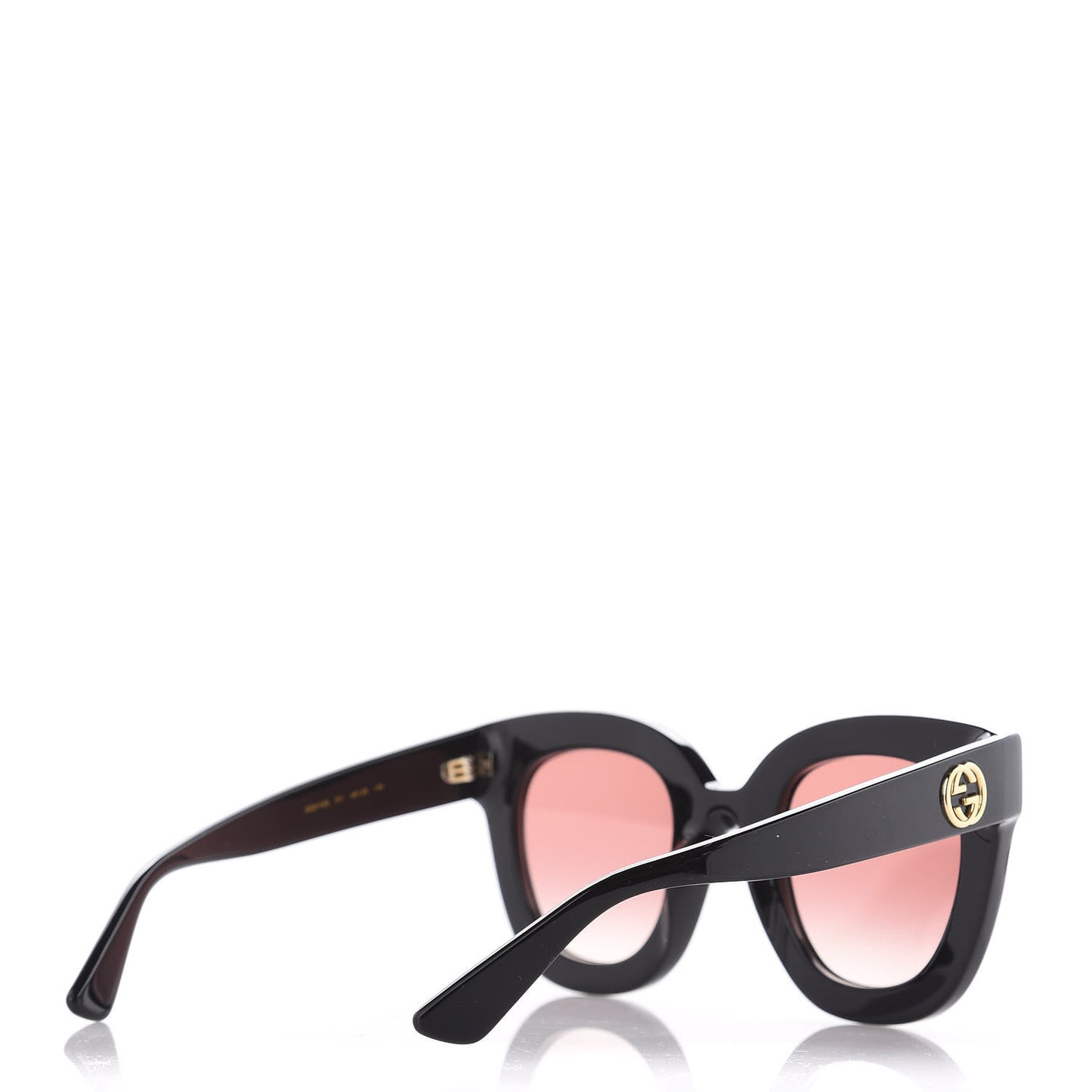 Acetate Stars Cat Eye Sunglasses GG0116S Black