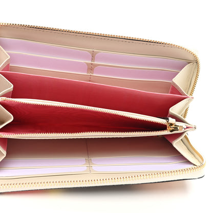 Gucci GG Supreme Monogram Les Pommes Zip Around Wallet Beige Multicolor Mystic White 5 of 9