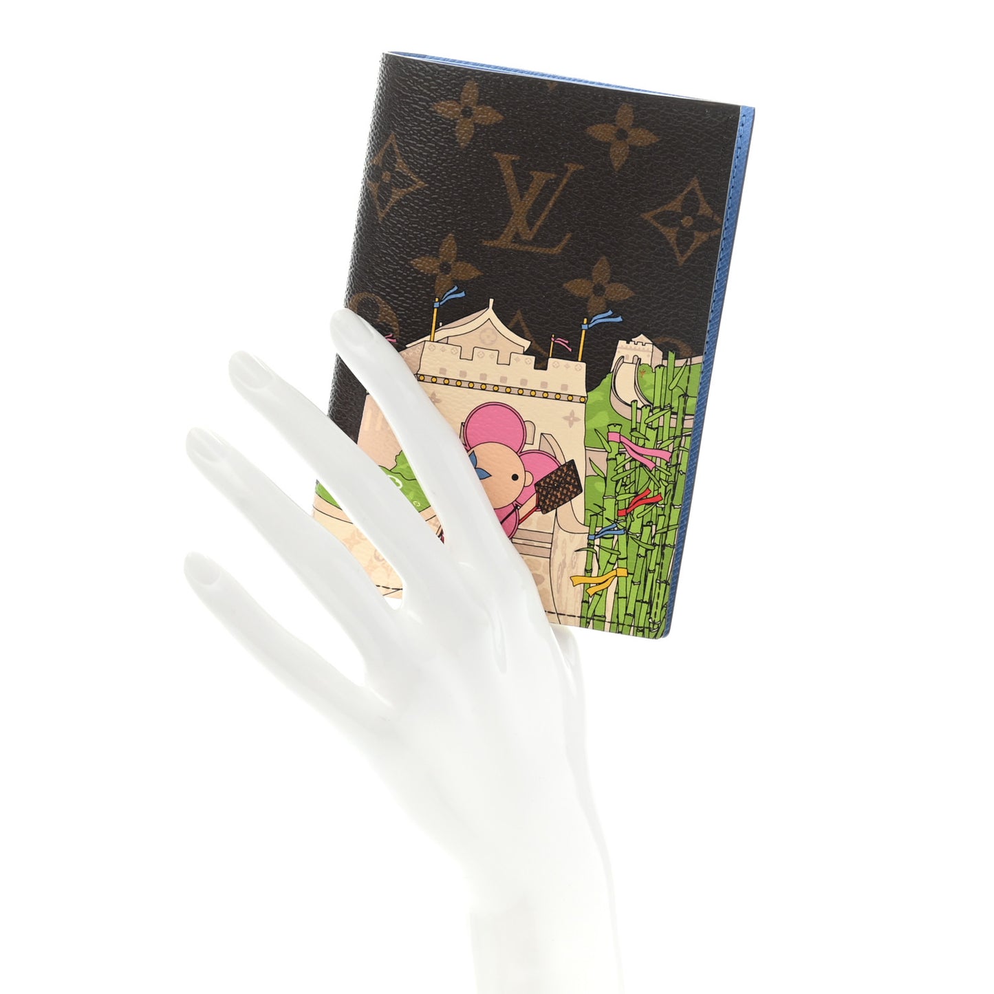 Monogram 2021 Christmas Animation China Passport Cover Myosotis Blue