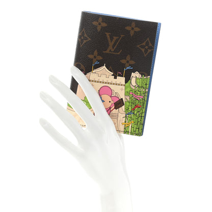 Louis Vuitton Monogram 2021 Christmas Animation China Passport Cover Myosotis Blue 2 of 6