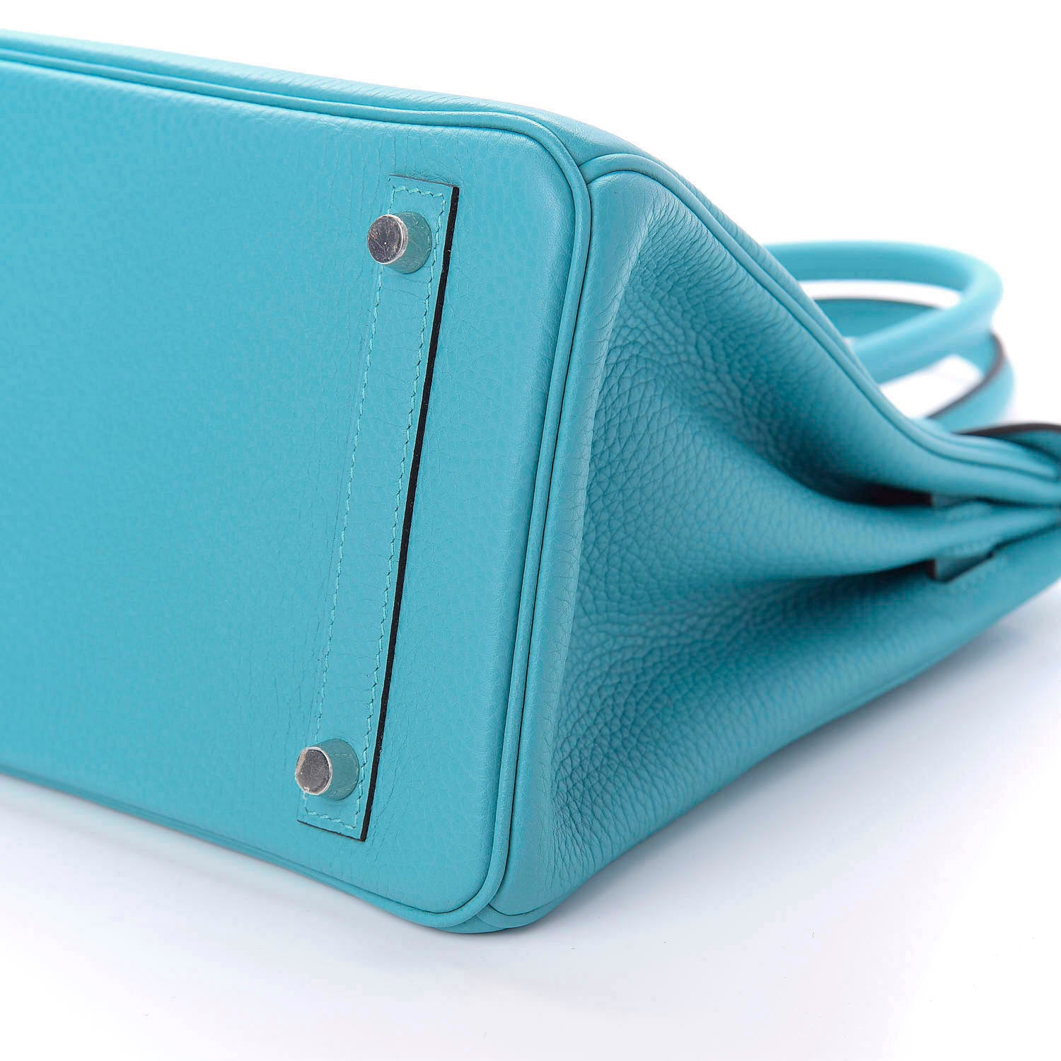 Hermes Taurillon Clemence Birkin 30 Bleu Saint Cyr 7 of 10