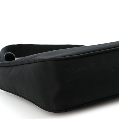 Prada Tessuto Nylon Mini Re-Edition 2000 Bag Black Black 10 of 11