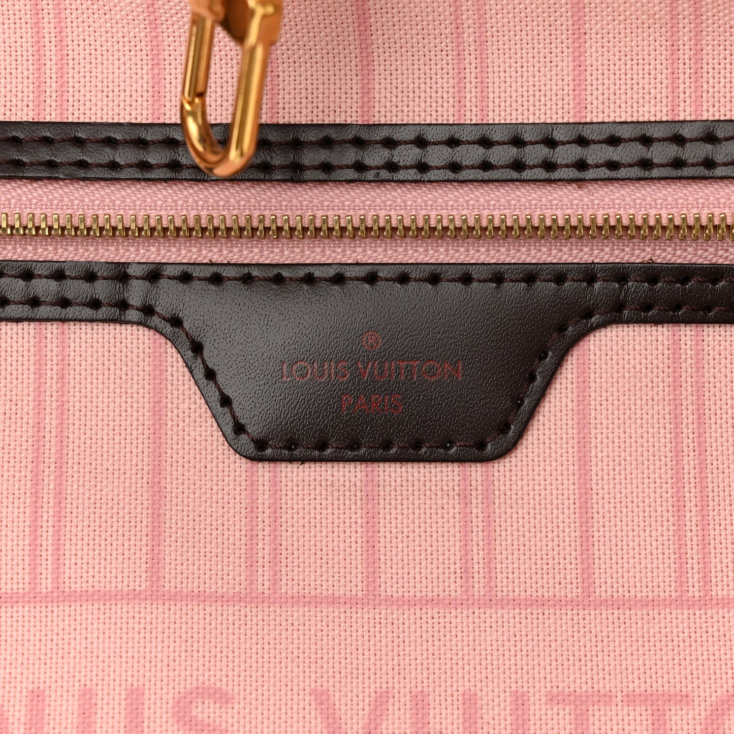 Damier Ebene Neo Neverfull MM Rose Ballerine