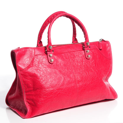 Balenciaga Agneau Giant 12 Silver Hardware Work Rose Thulian 3 of 11