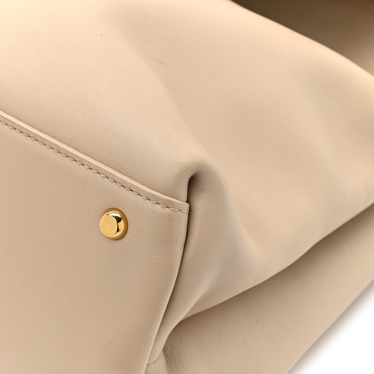 Silky Calfskin Medium Ciao Ciao Ecru
