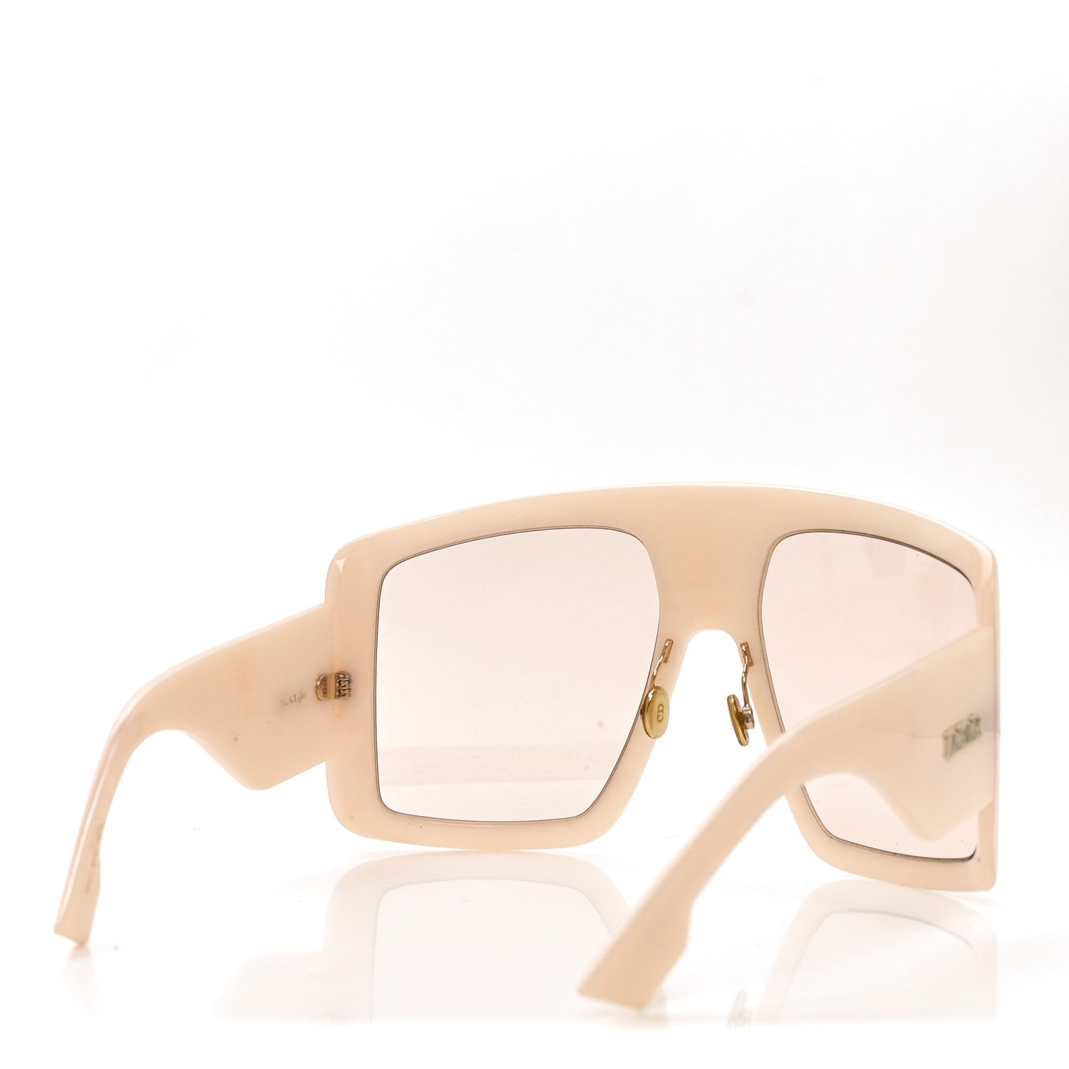 Christian Dior Acetate DiorSo Light 1 Shield Sunglasses Ivory 4 of 8