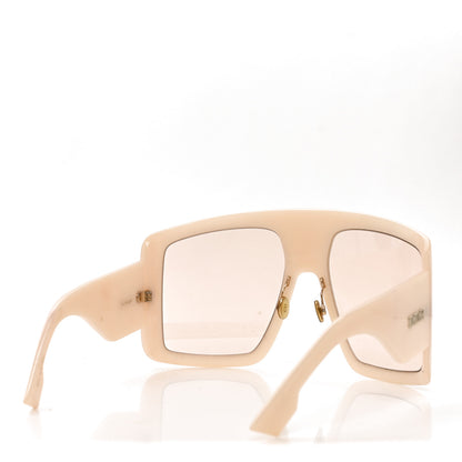 Christian Dior Acetate DiorSo Light 1 Shield Sunglasses Ivory 4 of 8