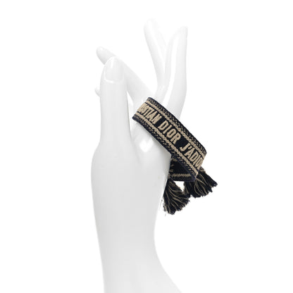 Christian Dior Woven Cotton J'Adior Friendship Bracelet Navy 2 of 3