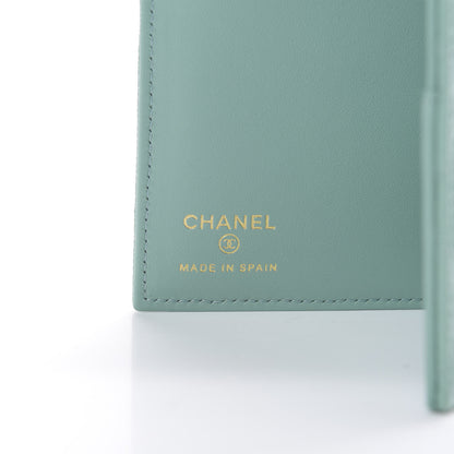 Chanel Caviar Quilted Passport Holder Green 6 of 8