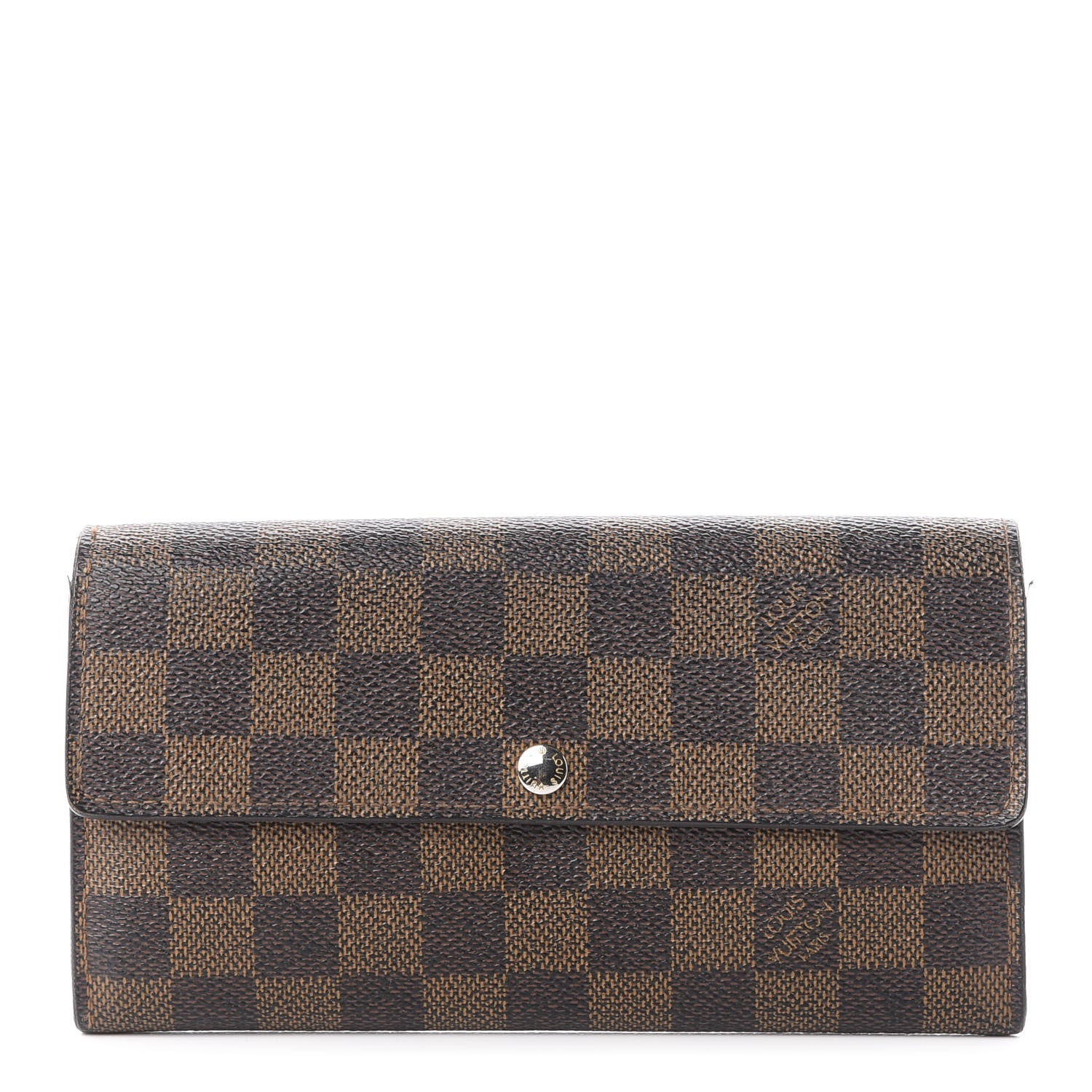 Louis Vuitton Damier Ebene Sarah Wallet 1 of 12