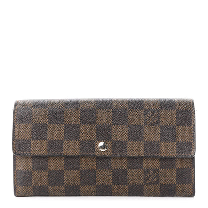 Louis Vuitton Damier Ebene Sarah Wallet 1 of 12