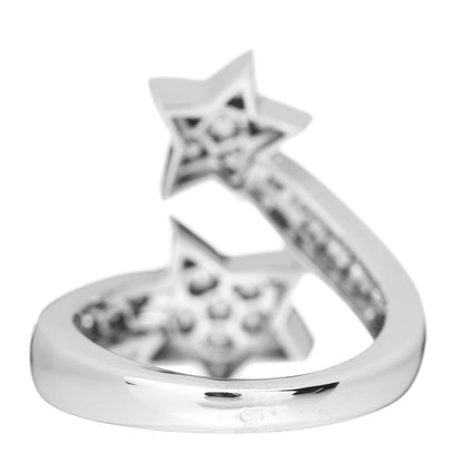Chanel 18K White Gold Diamond Comete Geode Ring 50 5.25 4 of 6