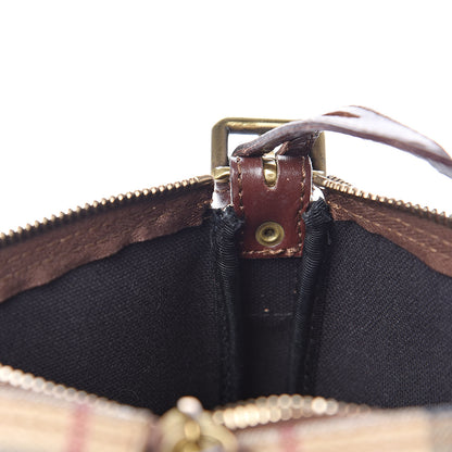 Burberry Haymarket Check Shoulder Bag Chocolate 11 of 13