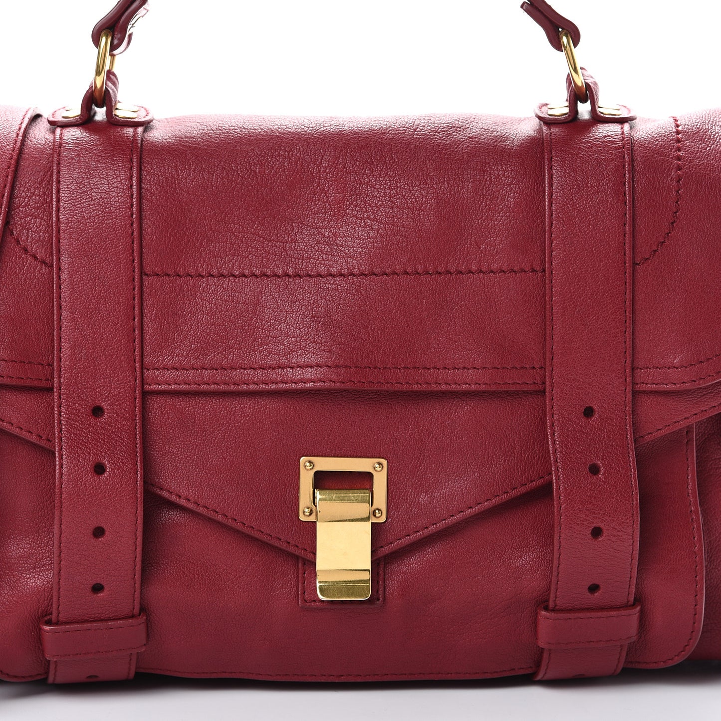 Lambskin Medium PS1 Satchel Chianti