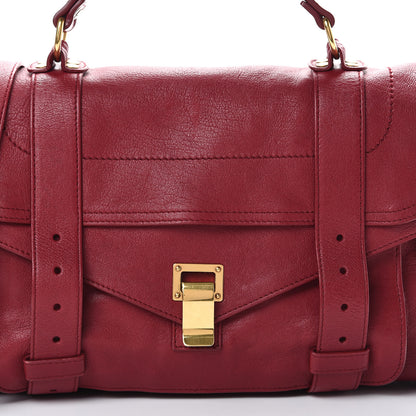 Proenza Schouler Lambskin Medium PS1 Satchel Chianti 8 of 13