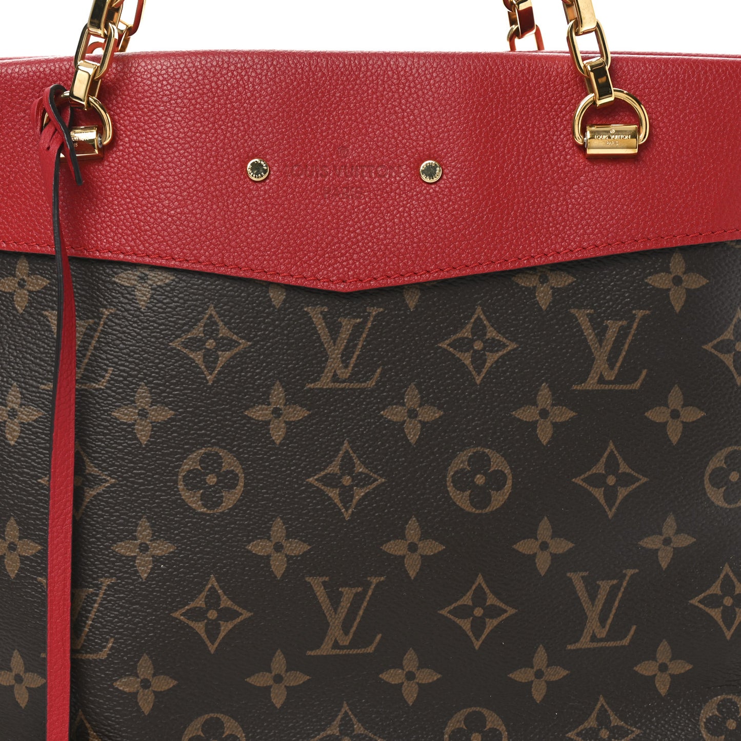 Monogram Pallas Shopper Cherry