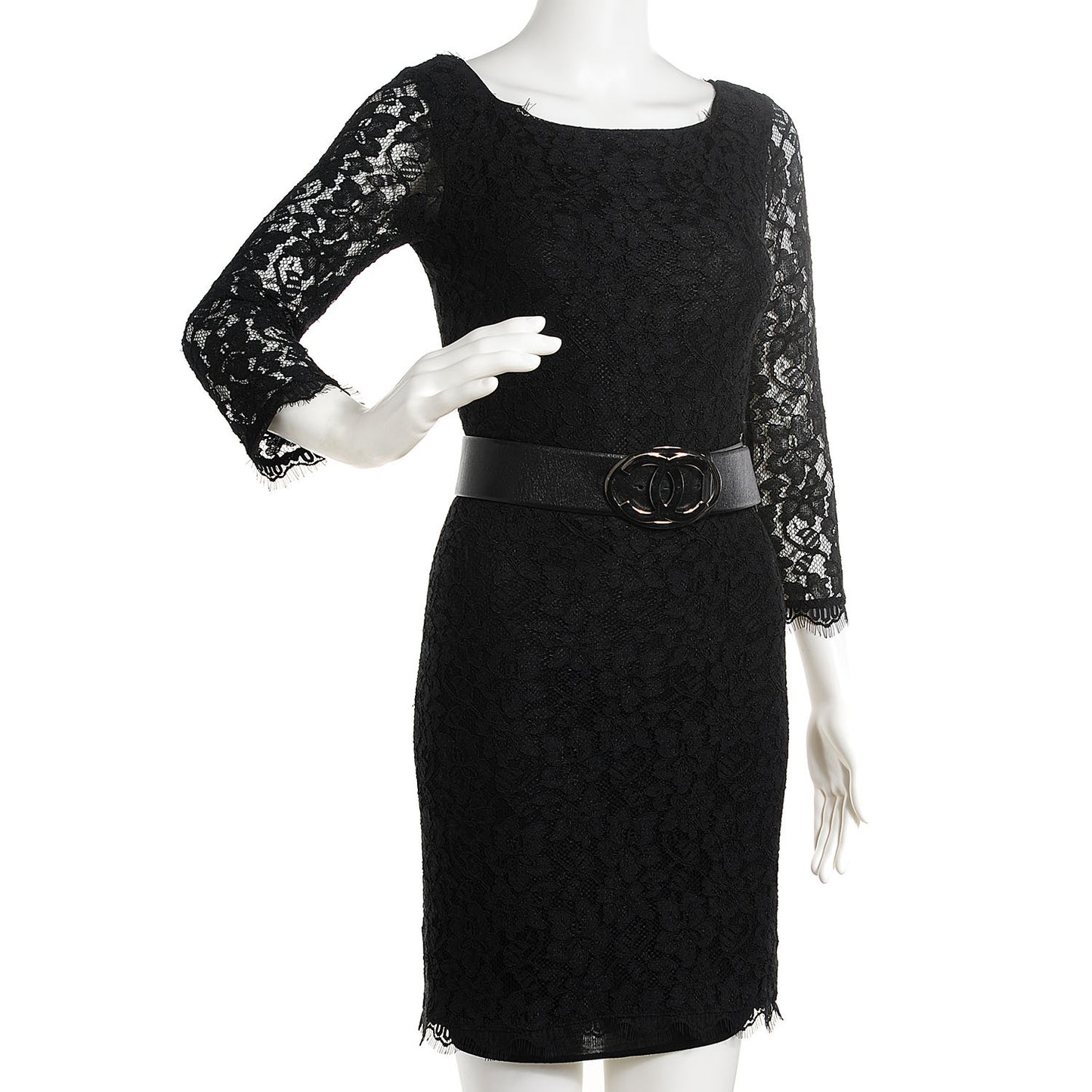 Calfskin CC Belt 90 36 Black