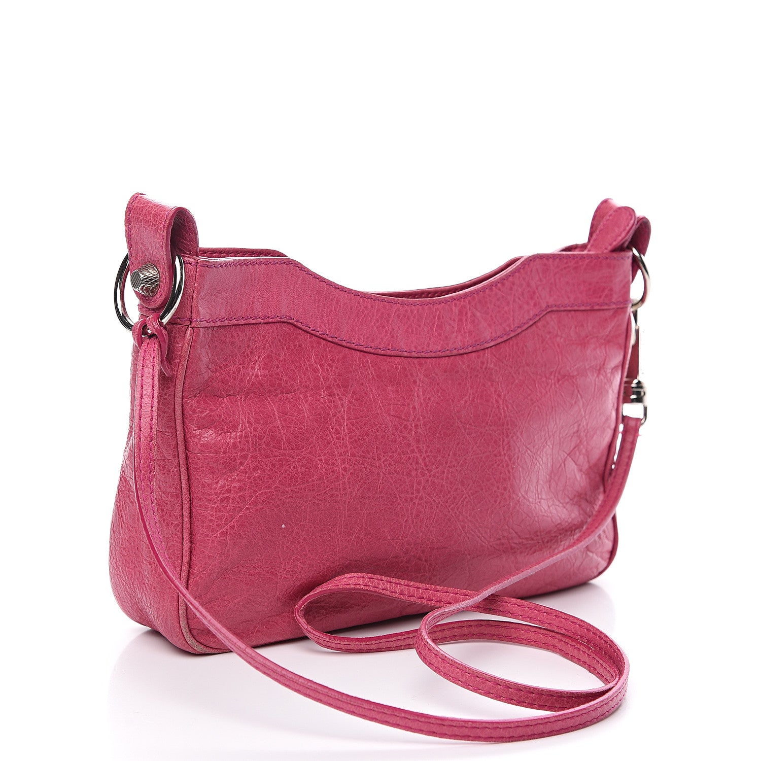 Balenciaga Agneau Giant 12 Silver Hardware Hip Cyclamen 2 of 11
