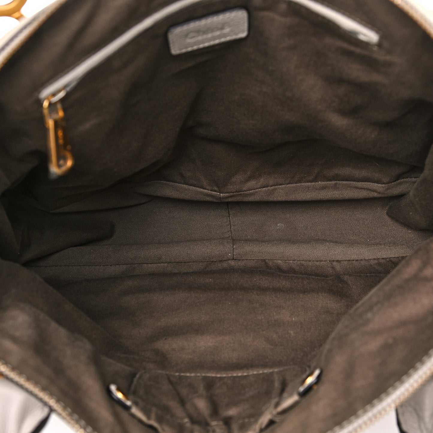 Calfskin Large Marcie Satchel Dove