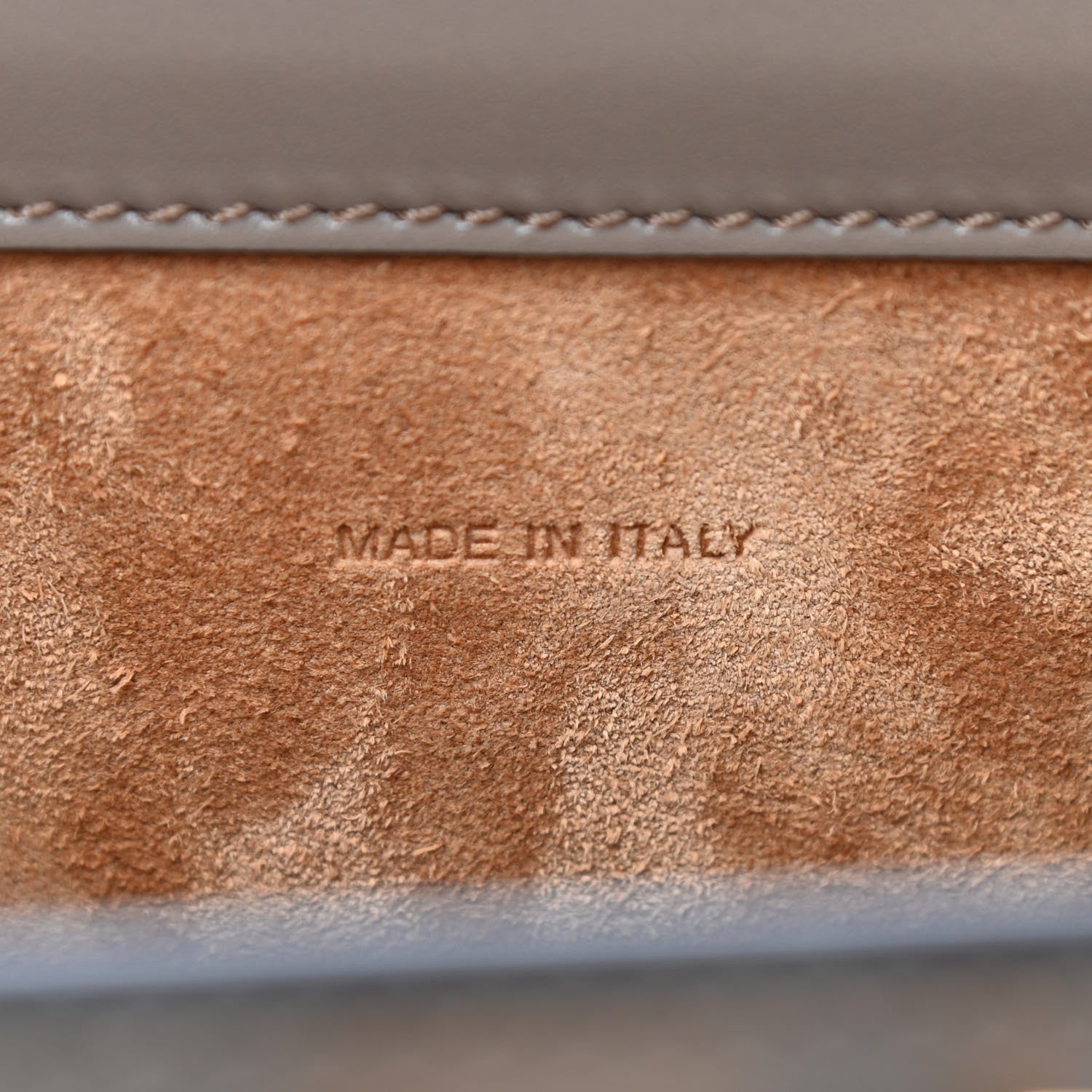 Fendi Vitello King Luxor Fendi Touch Shoulder Bag Tartufo 7 of 9