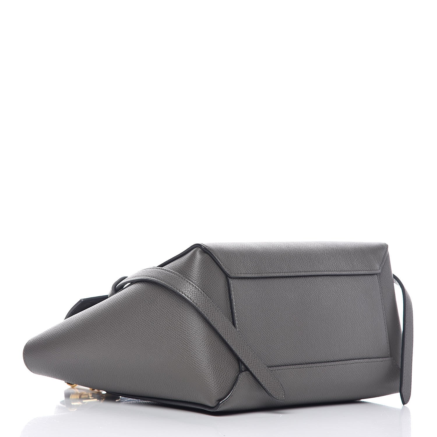 Celine Grained Calfskin Micro Belt Bag Grey 5 of 10