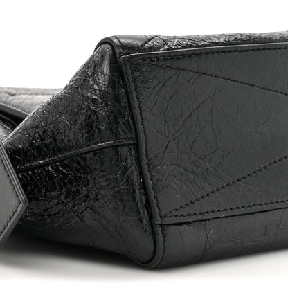 Givenchy Creased Patent Calfskin Small ID Flap Black 9 of 11
