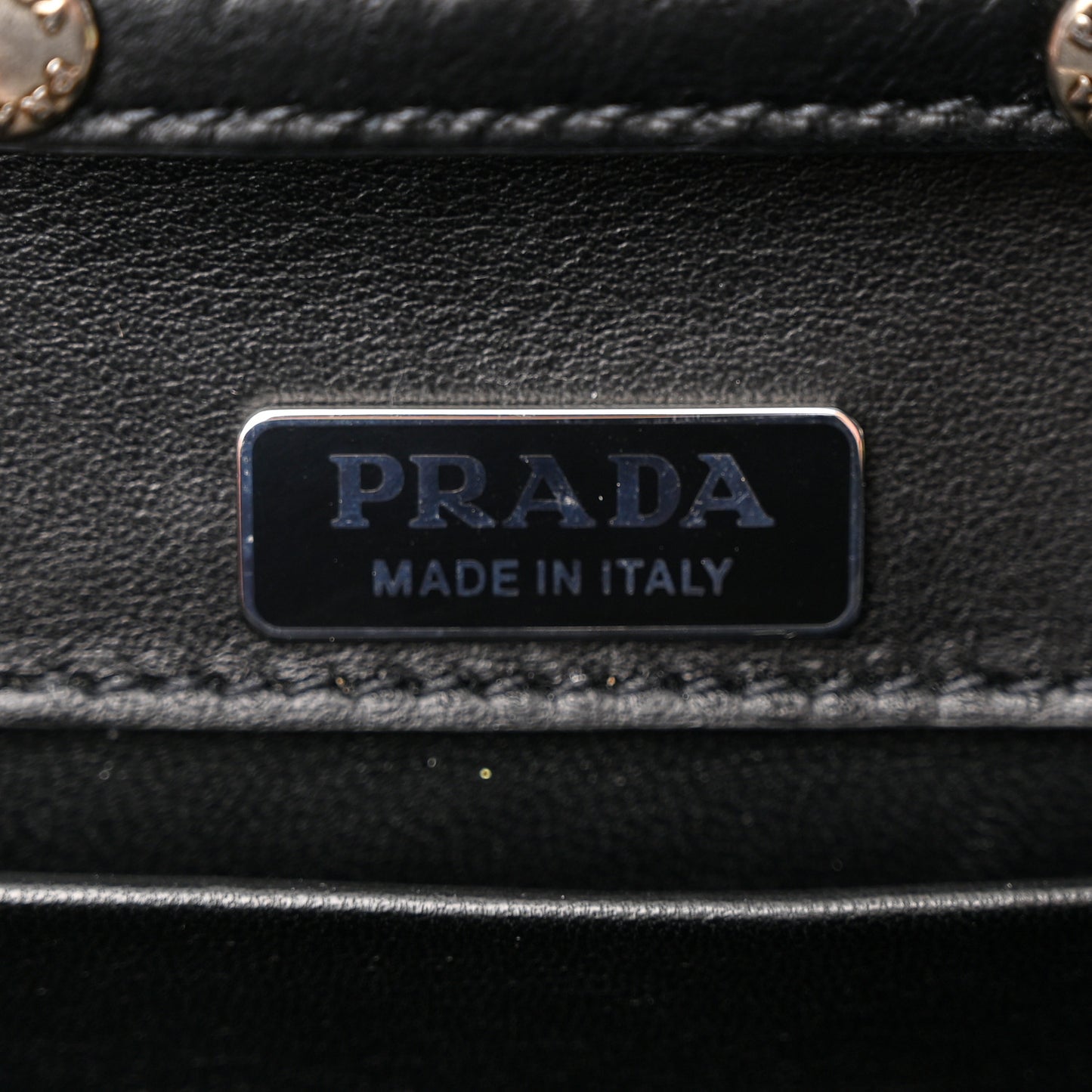 City Calf Saffiano Cahier Astrology Bag Black