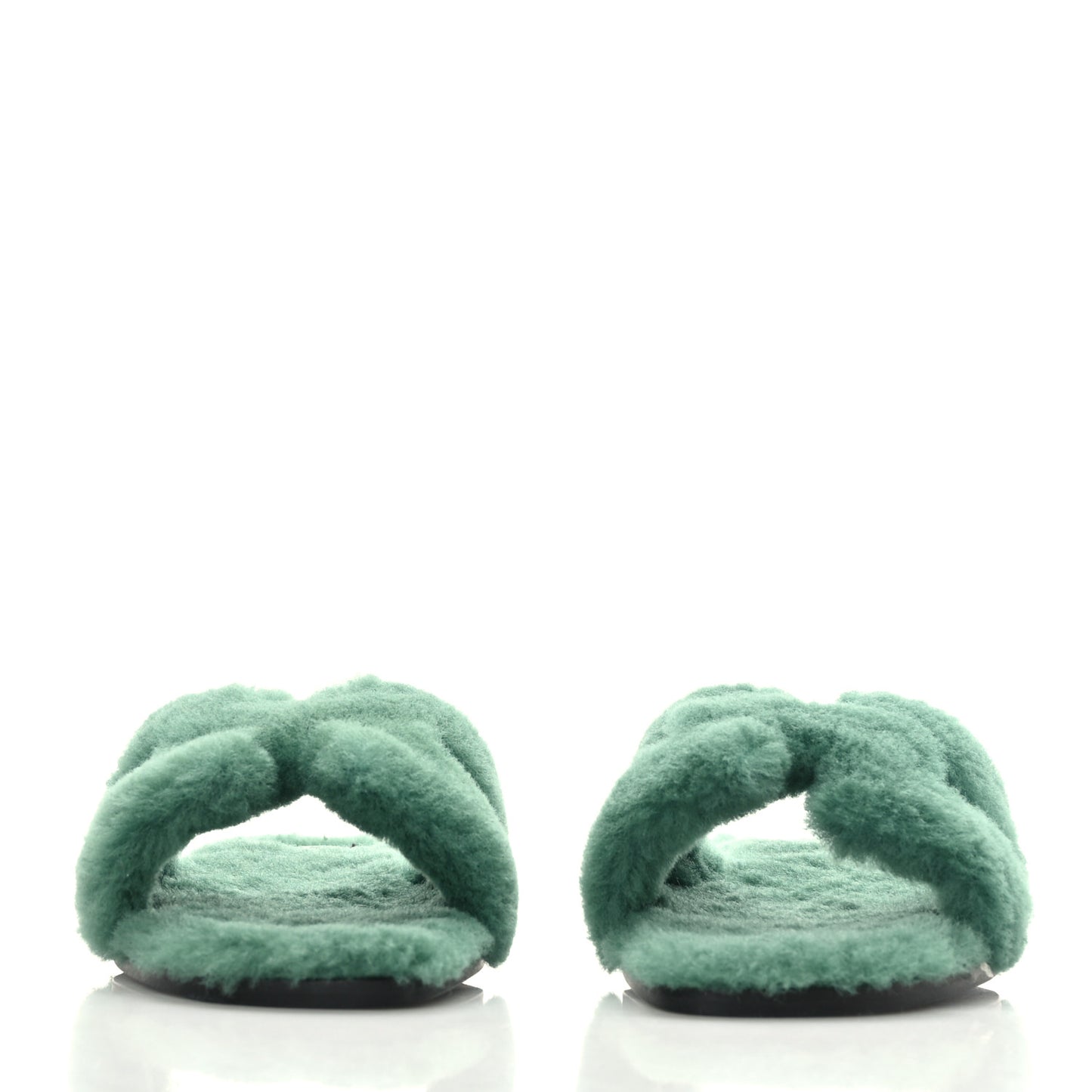 Woolskin Oran Sandals 37.5 Vert Anglais