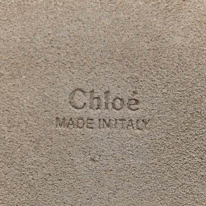 Chloe Suede Calfskin Medium Faye Shoulder Bag Cloudy Blue 6 of 9
