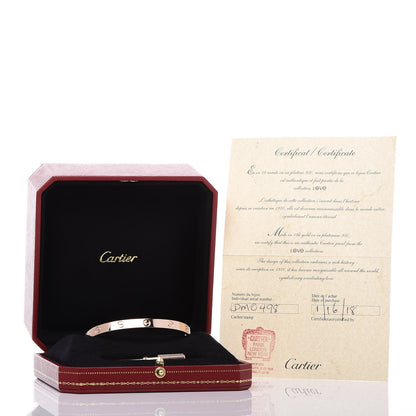 Cartier 18K Pink Gold LOVE Bracelet 19 7 of 7