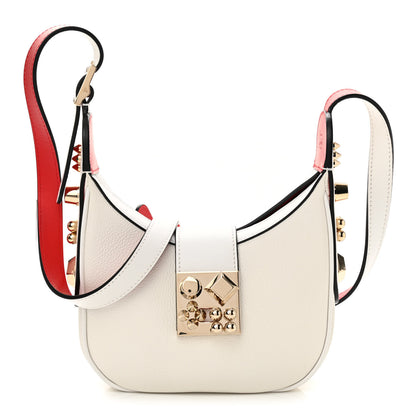 Christian Louboutin Calfskin Mini Carasky Shoulder Bag White 1 of 9