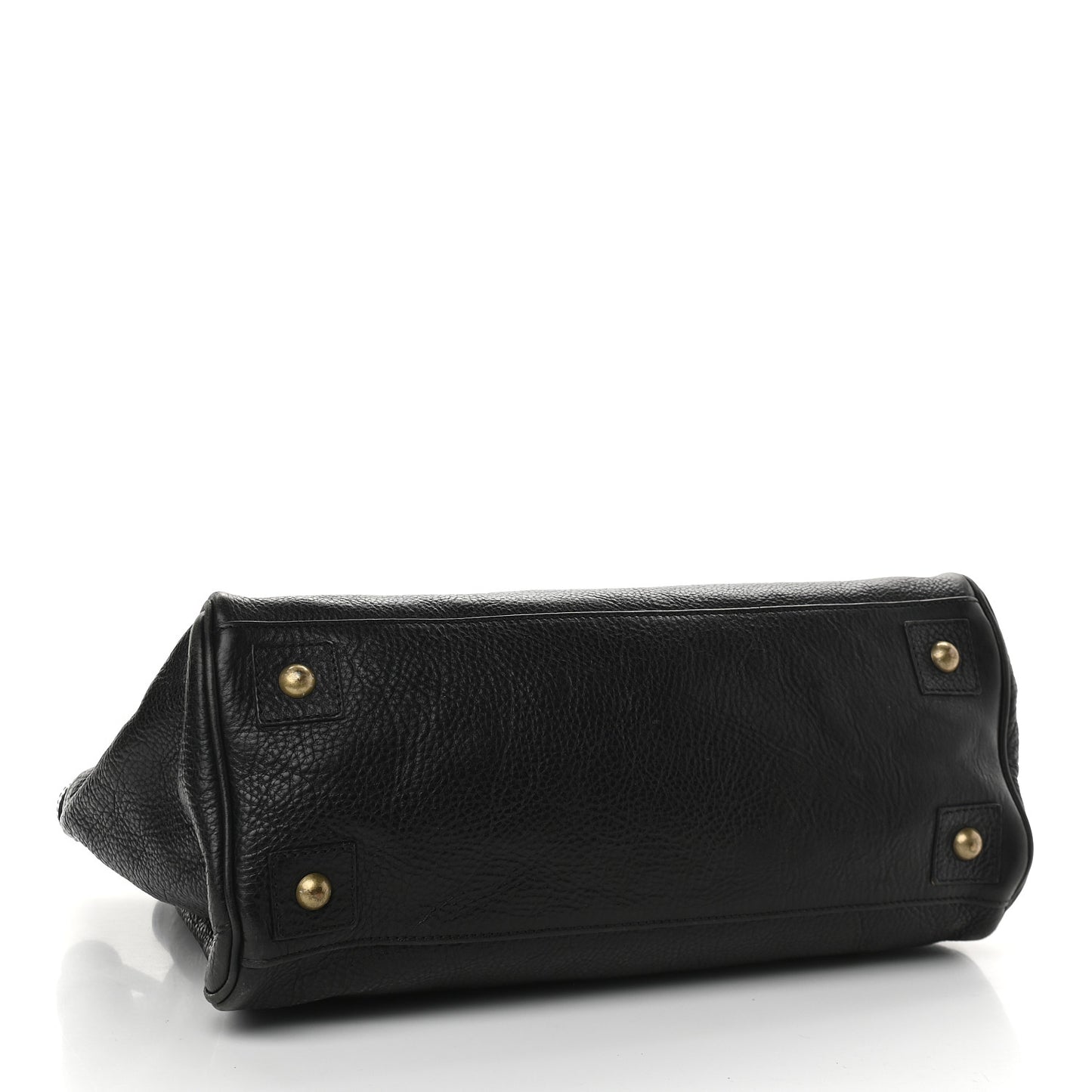 Natural Leather Bayswater Tote Black