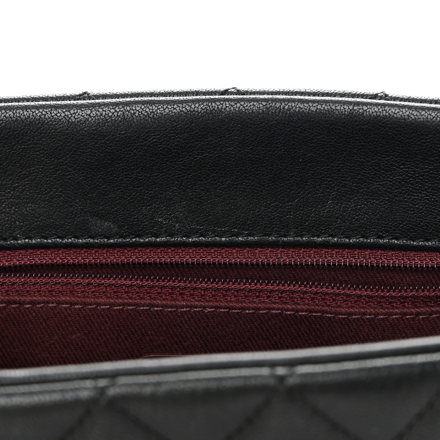 Chanel Shiny Sheepskin Quilted Mini Trapezio Flap Black 12 of 16
