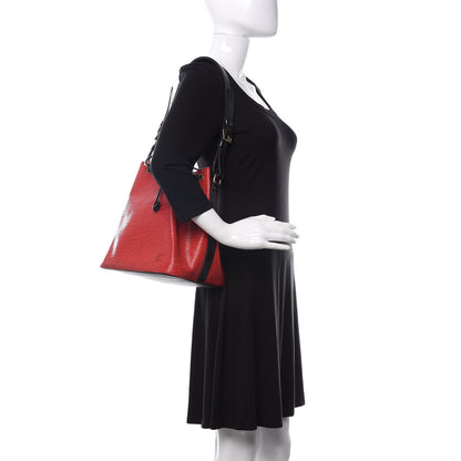 Louis Vuitton Epi Petit Noe Red Black 2 of 9