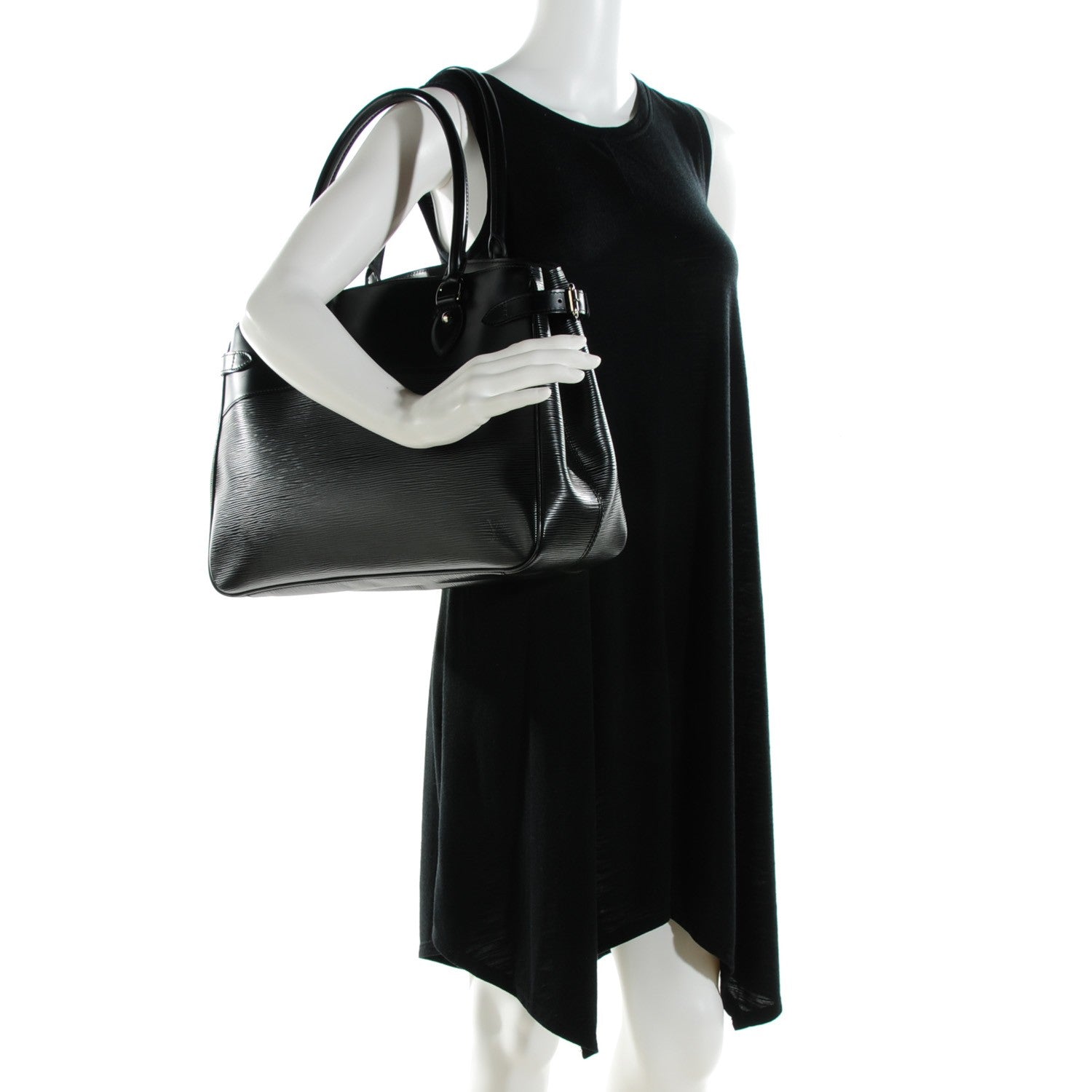 Louis Vuitton Epi Passy GM Black 2 of 7