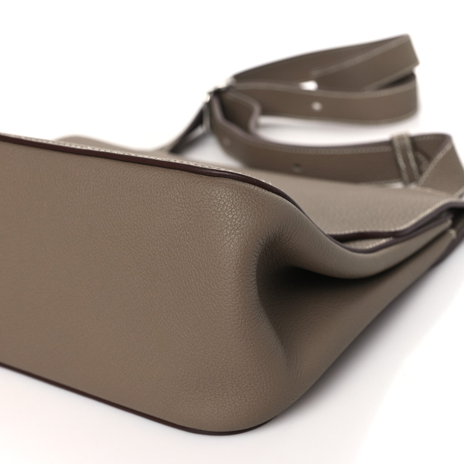 Hermes Togo Mali-Selle PM Messenger Bag Etoupe 10 of 10