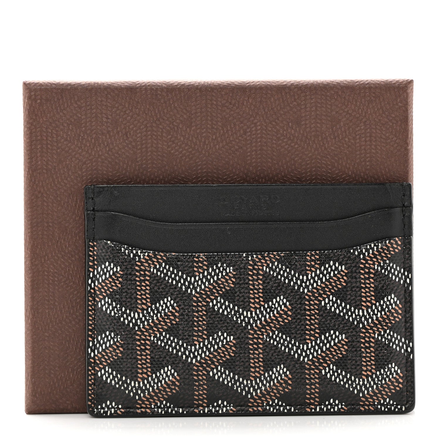 Goyard Goyardine Saint Sulpice Card Holder Black 12 of 12