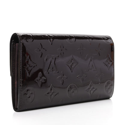 Louis Vuitton Vernis Sarah Wallet Amarante 3 of 7