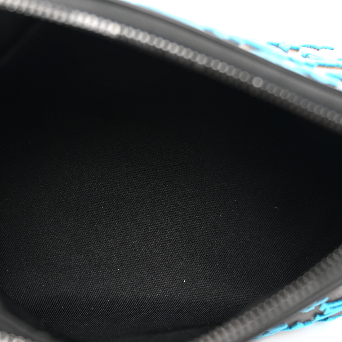Monogram Tuffetage Triangle Messenger Turquoise