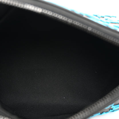 Louis Vuitton Monogram Tuffetage Triangle Messenger Turquoise 5 of 9