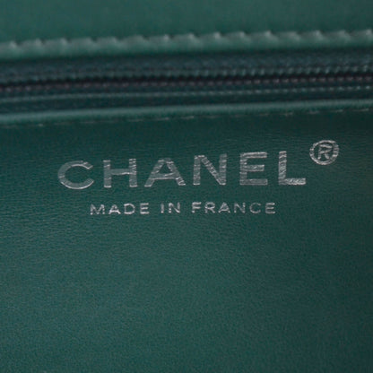 Chanel Glazed Python Timeless Clutch Blue 7 of 12