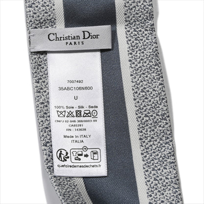 Christian Dior ABCDior Silk Mitzah Scarf Gris 3 of 4